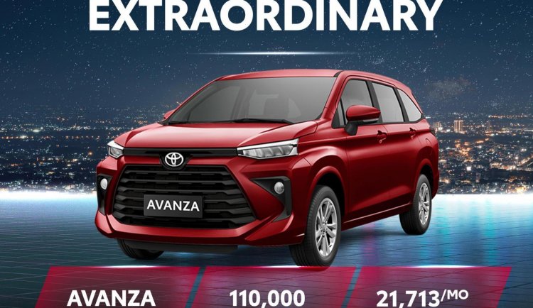 Toyota Avanza 1.3 E CVT With ₱110,000 All-in Down payment