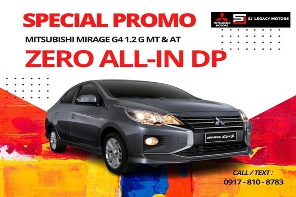 Mitsubishi Mirage G4 GLX 1.2G MT With Zero Down payment