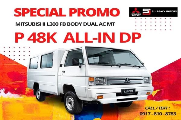 Mitsubishi L300 Cab & Chassis 2.2D MT With ₱48,000 All-in Down payment