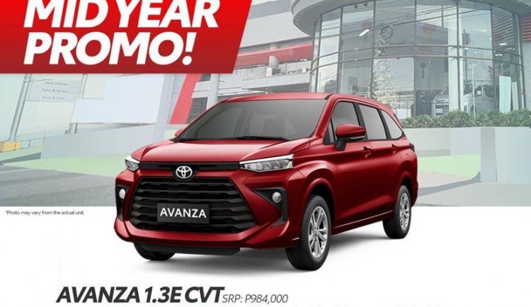 Toyota Avanza 1.3E CVT With ₱140,000 All-in Down payment