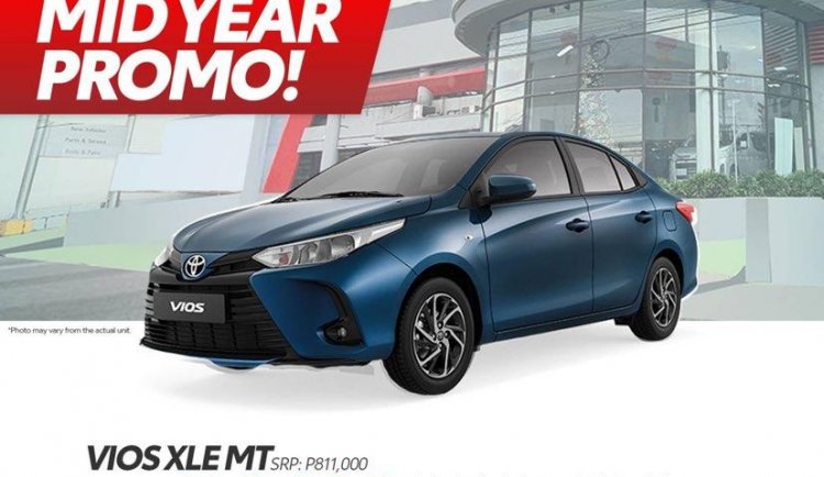 Toyota Vios XLE MT With ₱30,000 All-in Down payment