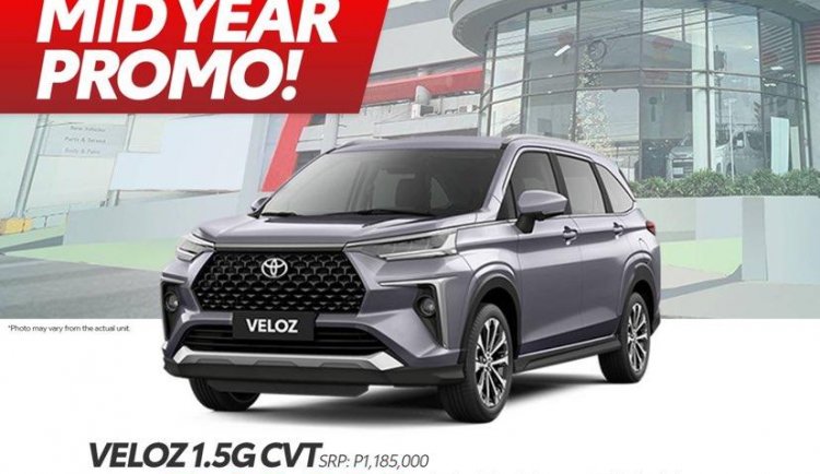 Toyota Veloz 1.5G CVT With ₱189,000 All-in Down payment