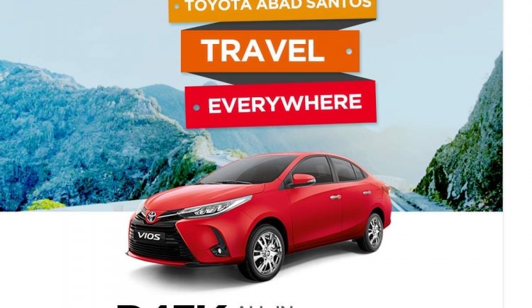 Toyota Vios XLE CVT With ₱59,000 All-in Down payment