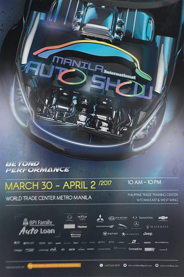 Manila International Auto Show Auto Show's banner