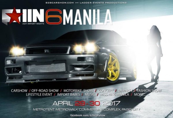 HIN 6 Manila Auto Show's banner