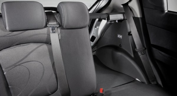 Drivers will have a small space for hauling cargo, even in its hatchback design The Chevrolet Spark’s interior
