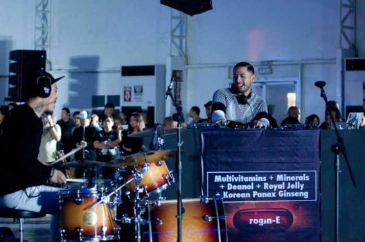 Event-goers were encouraged to try out different activities Activies for men