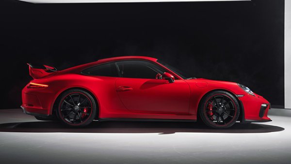 The new Porsche 911 GT3 utilizes the high-revving 4.0-liter flat-6 naturally-aspirated engine the new Porsche 911 GT3 exterior