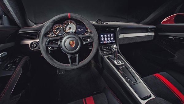 The car offers new lights, a stylistic facelift, and a more smartphone-like infotainment inside the new Porsche 911 GT3 inside