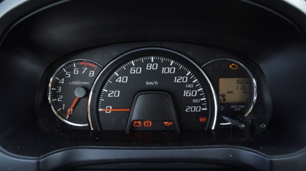 Toyota Wigo 1.0 G AT dashboard