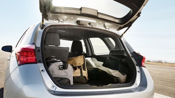 The iM’s cargo space is 20.8 cubic feet. The iM’s cargo space