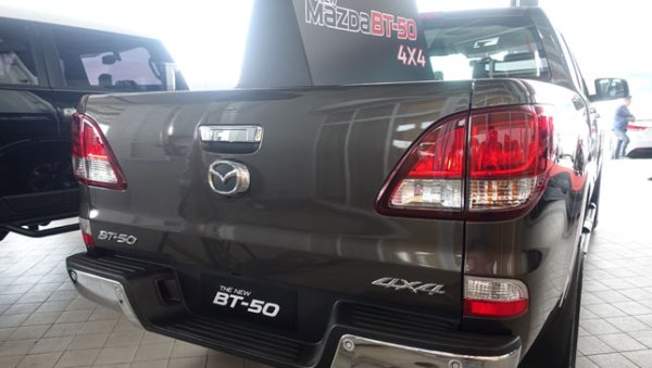 Mazda BT-50 view from behind
