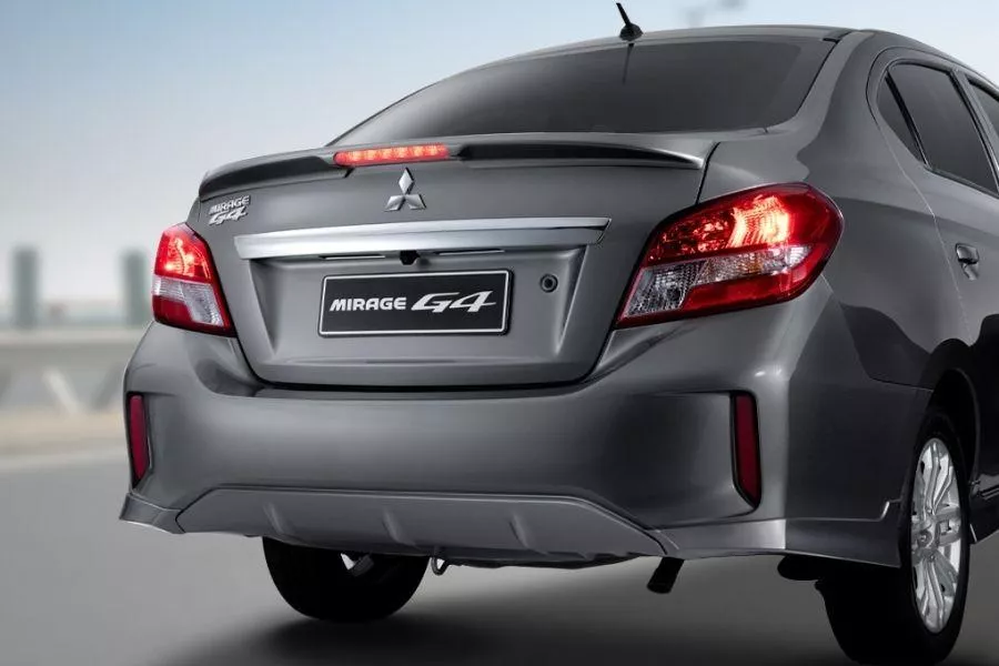 A picture of the rear of the Mirage G4 GLS Sport