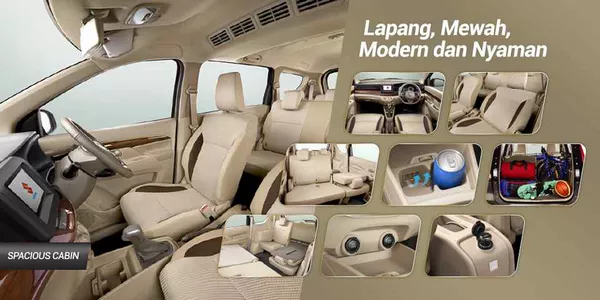 The interior of The Suzuki Ertiga 2018