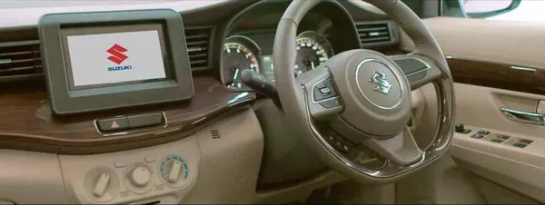 The interior of The Suzuki Ertiga 2018