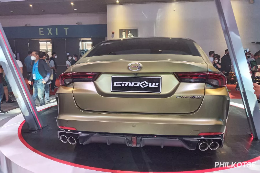 See the sports sedan sometime in 2023 GAC EMPOW55 rear view