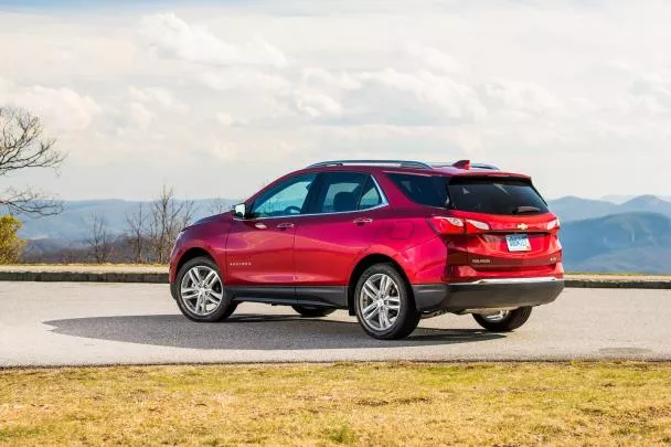 The new Equinox’s structure is leaner yet stronger. angular rear of the 2018 Chevrolet Equinox