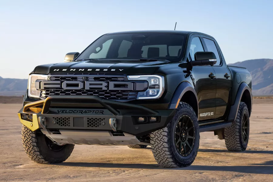 Hennessey VelociRaptor 500 Ranger front quarter shot