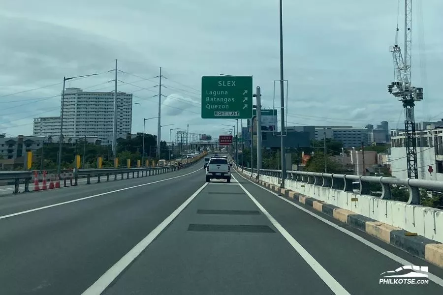 Skyway SLEX Extension southbound