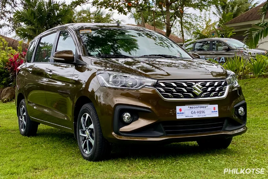 2023 Suzuki Ertiga Hybrid front profile shot