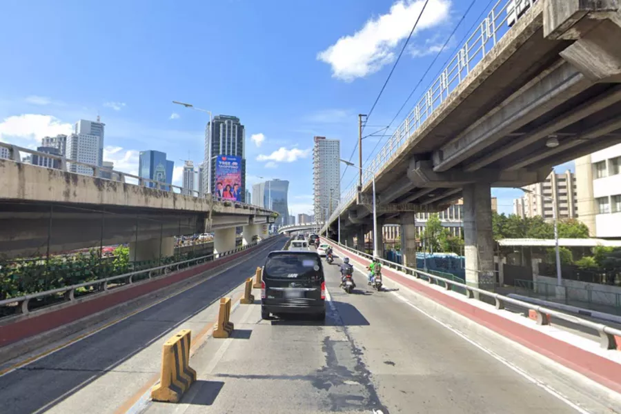 EDSA Ortigas flyover southbound