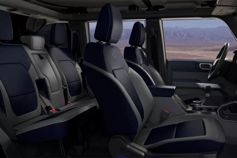 Ford Bronco Outer Banks second row seats