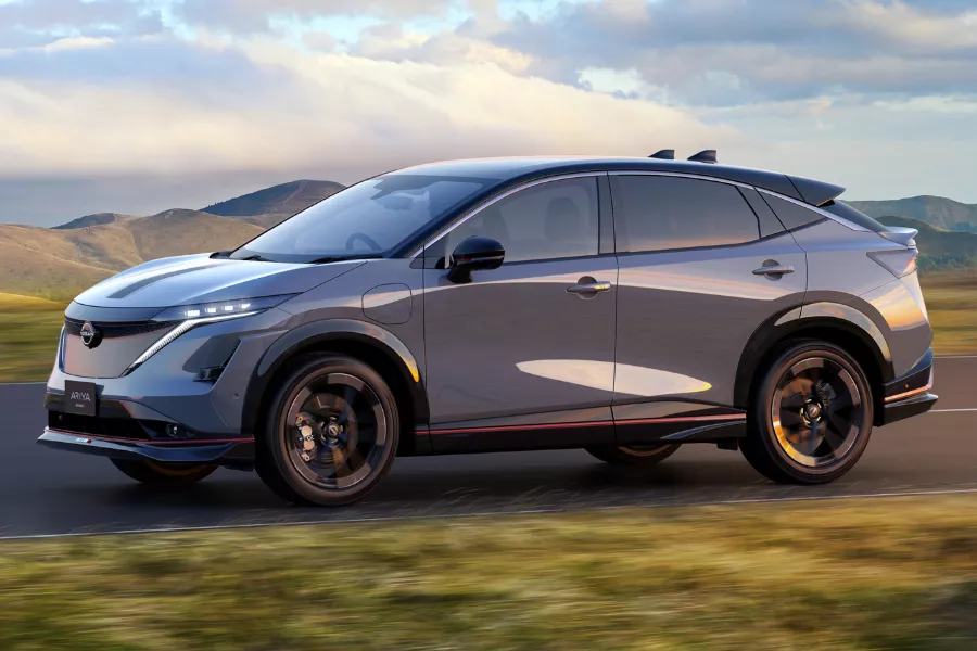 Nissan Ariya NISMO front quarter shot