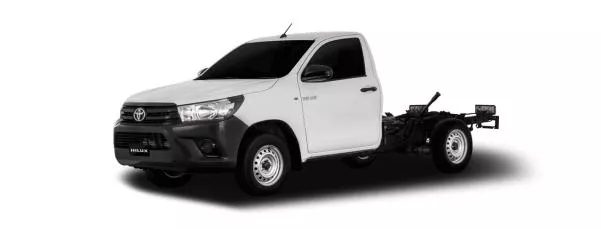 2017 Toyota Hilux Revo without the trunk