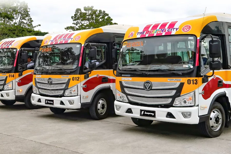 A picture of Foton F-Jeepney F29 units