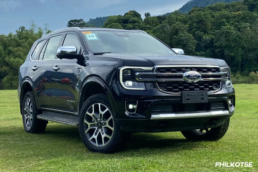 Next-gen Ford Everest front shot