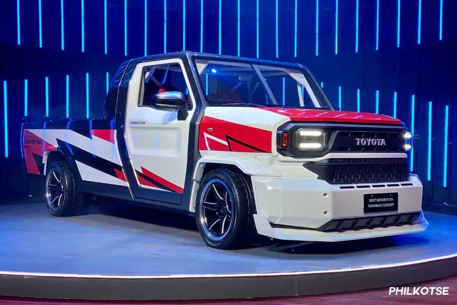 The Toyota Tamaraw Concept as a flatbed truck