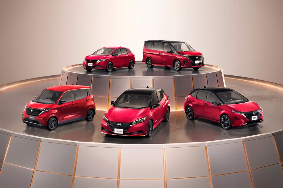 The Nissan 90th Anniversary vehicle lineup