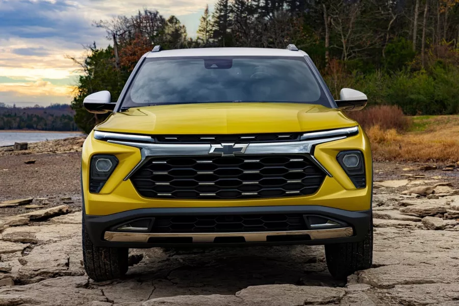 A picture of the updated Trailblazer's front end