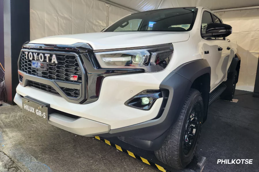 2024 Toyota Hilux GR Sport front quarter shot