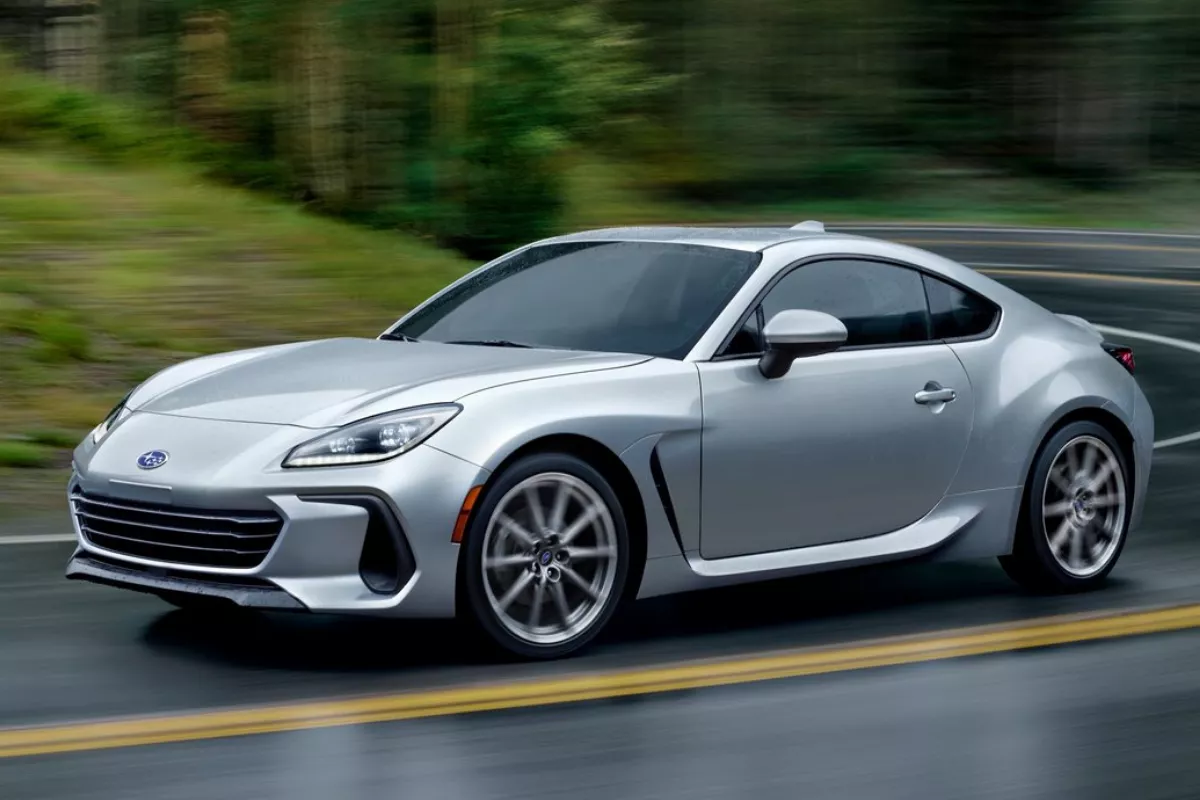 2022 Subaru BRZ front running shot