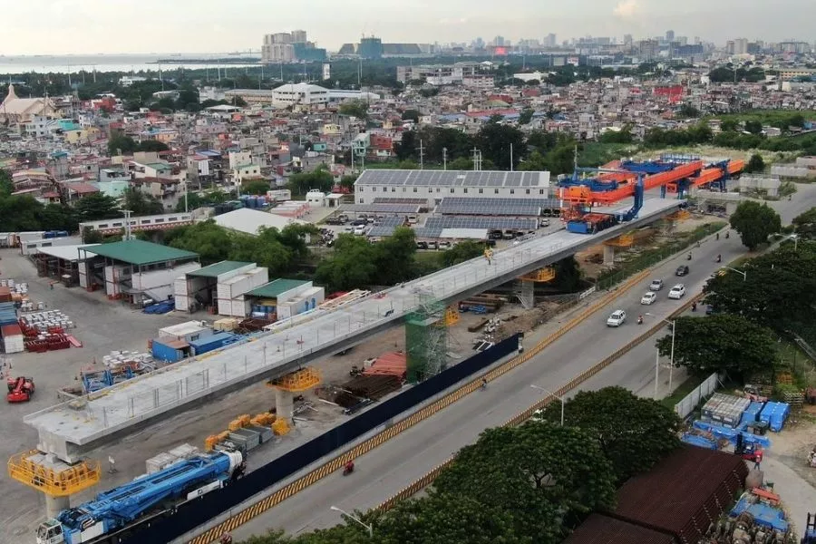 LRT-1 Cavite extension project aerial view
