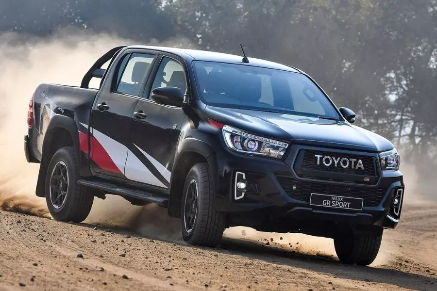 Toyota GR Hilux Sport front profile shot