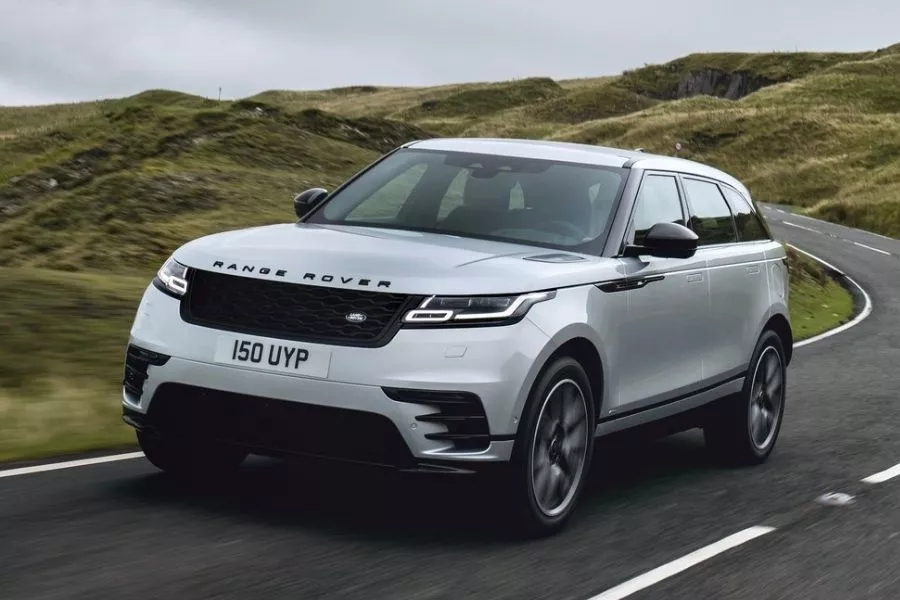 2021 Land Rover Range Rover Velar front quarter shot