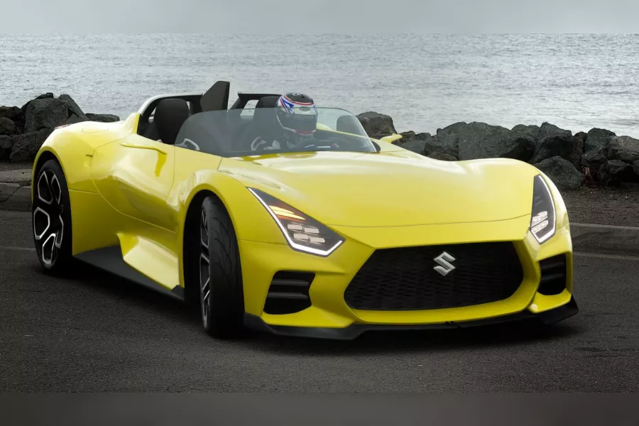 An in-game picture of the Suzuki Vision Gran Turismo