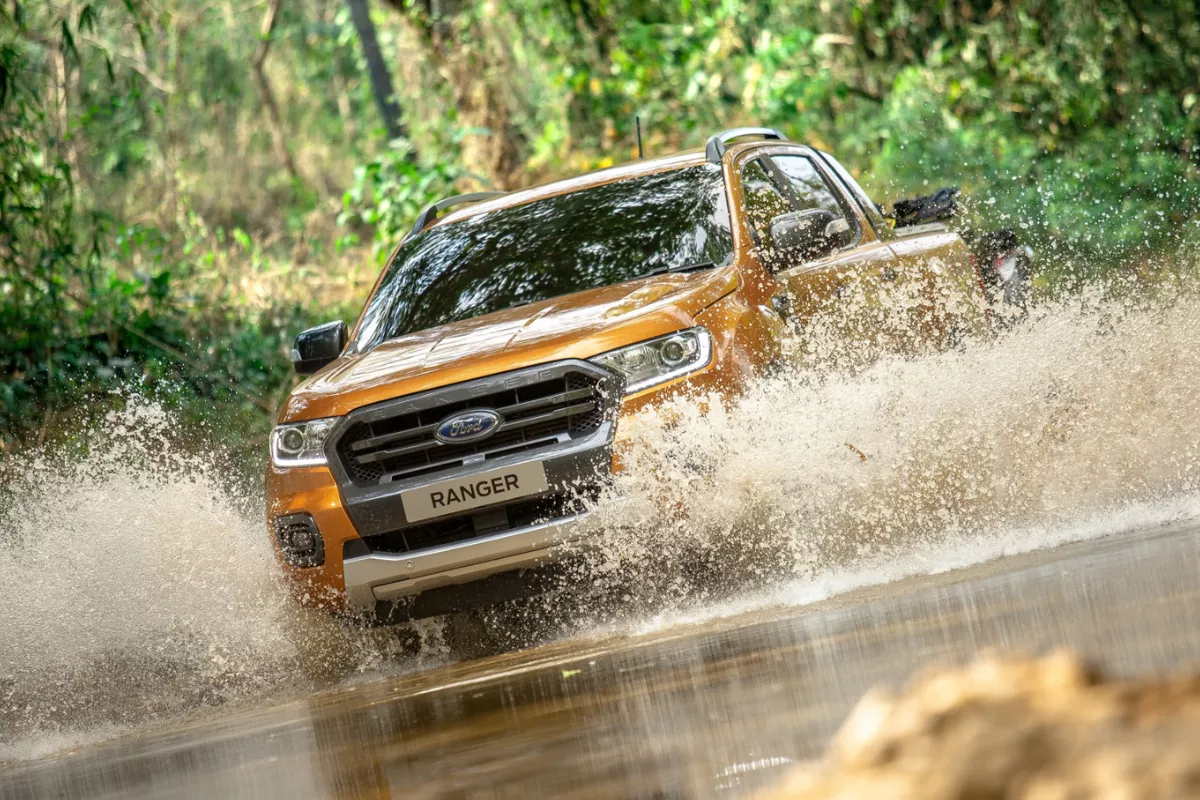 2020 Ford Ranger action shot
