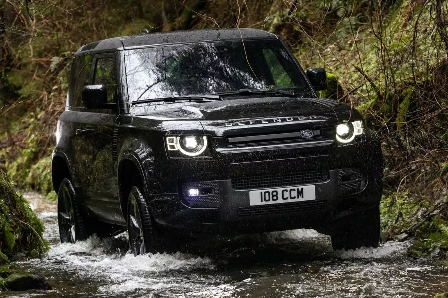 Land Rover Defender front shot