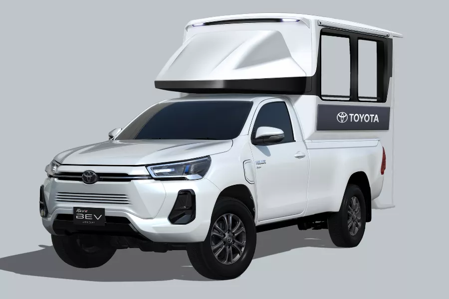 Toyota Hilux Revo BEV concept share taxi