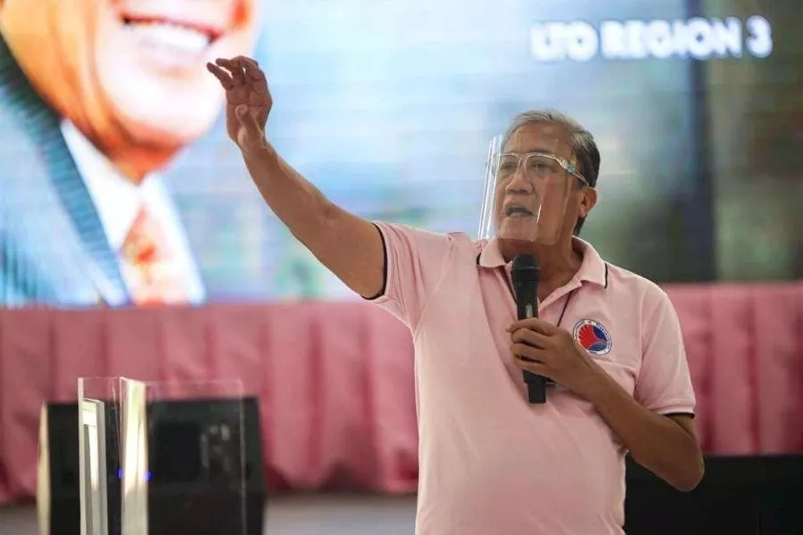 DOTr Secretary Arthur Tugade speaking