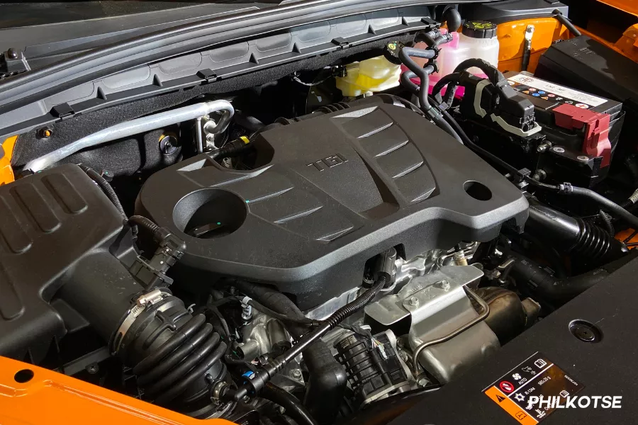 The MG One's 1.5-liter turbocharged gasoline engine