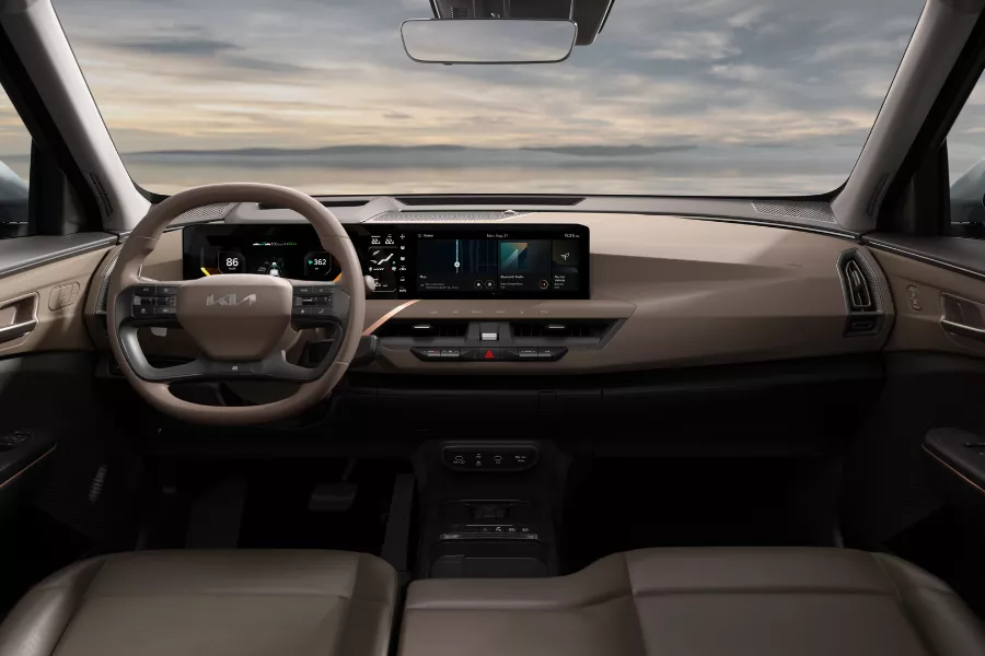 Another look at the EV5's front cabin