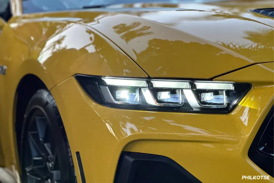 A closer look at the 2024 Mustang's headlamps