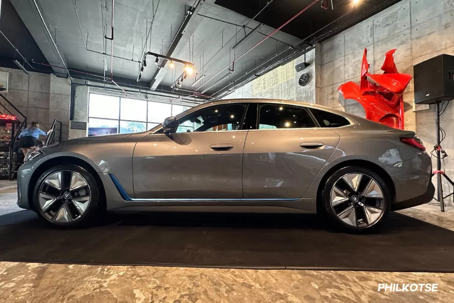 BMW i4 eDrive35 from the side