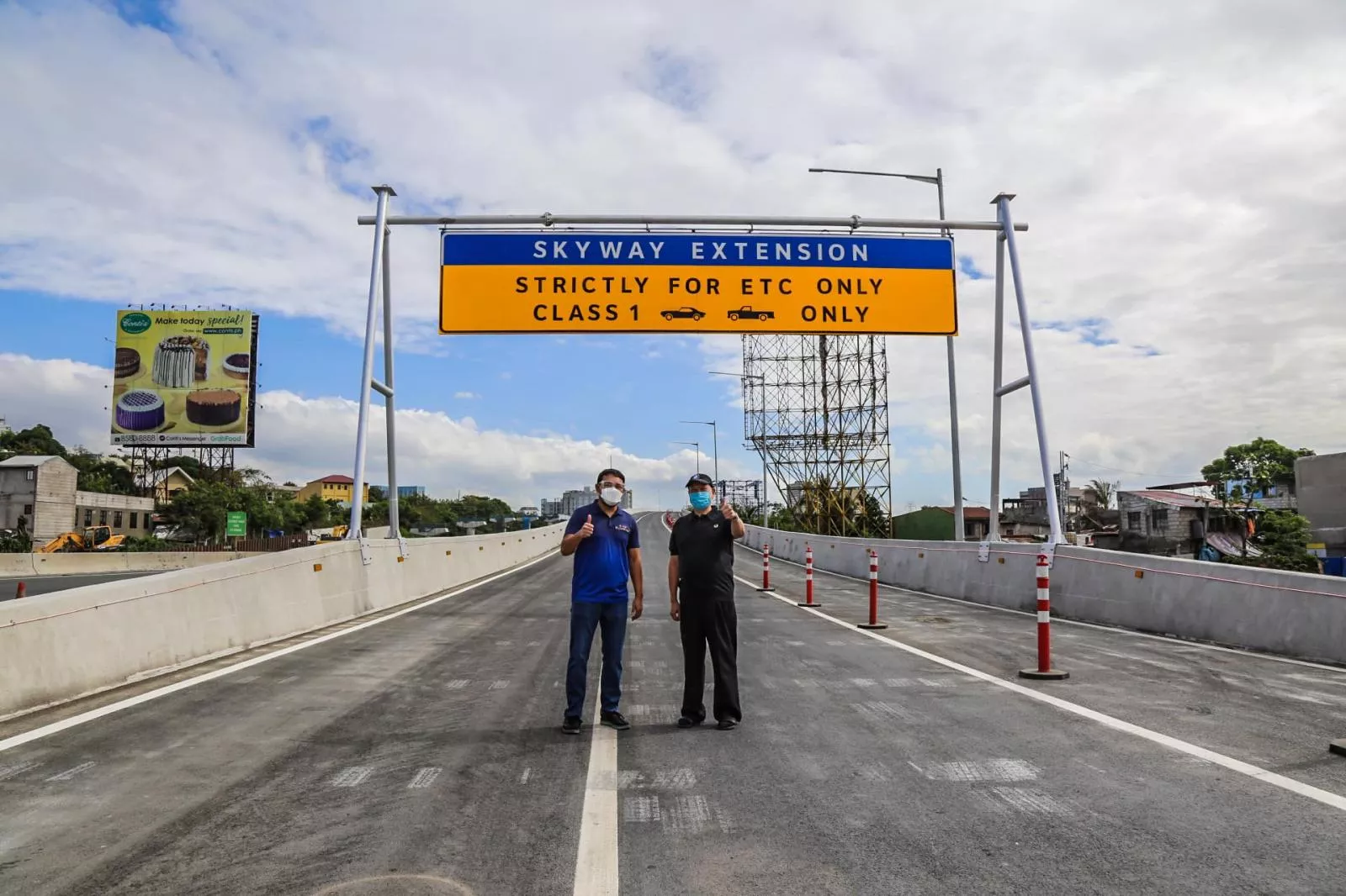 Villar and Ang at Skyway Extension