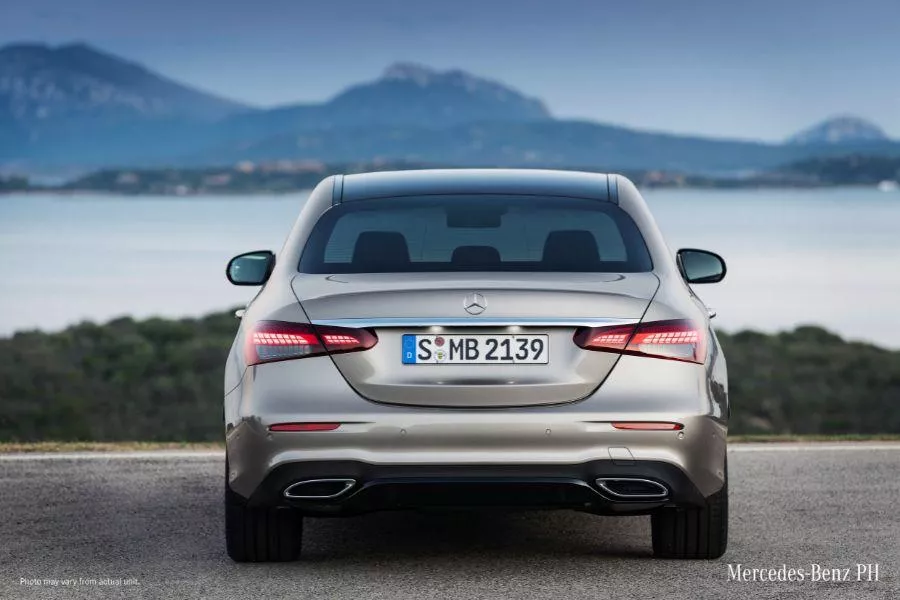 A picture of the rear of the 2022 E-Class