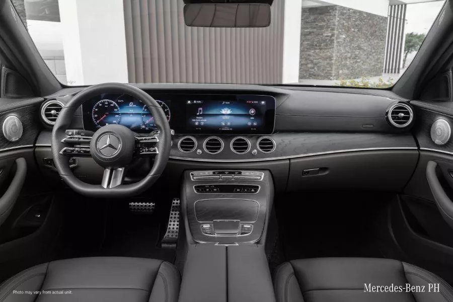 A picture of the front cabin of the 2022 E-Class